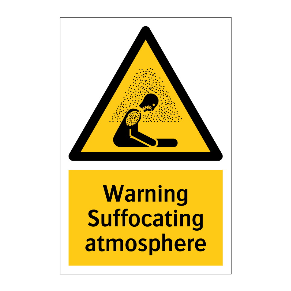 Warning Suffocating atmosphere