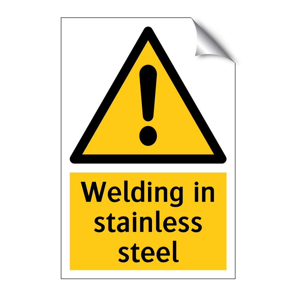 Welding in stainless steel