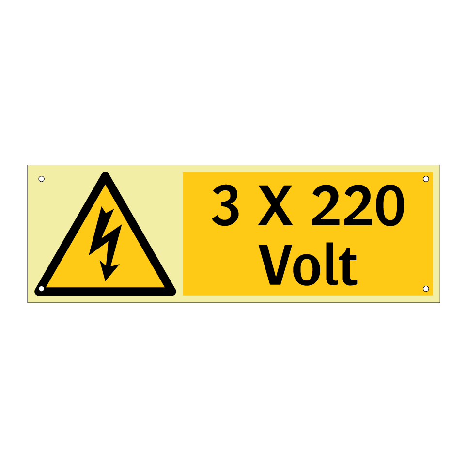 3 X 220 Volt