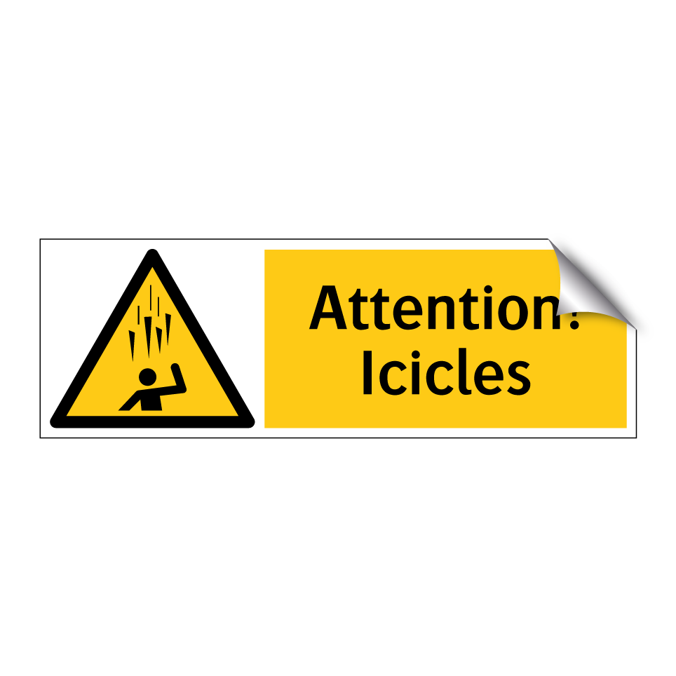 Attention! Icicles