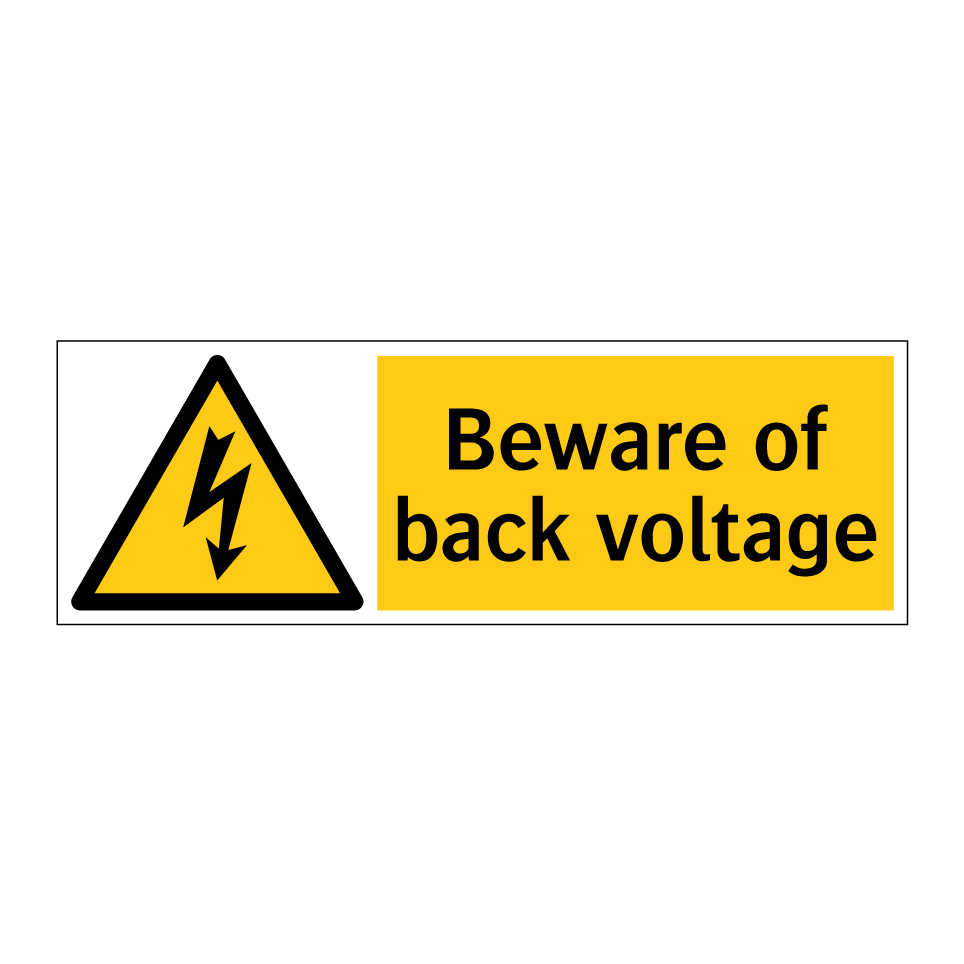 Beware of back voltage