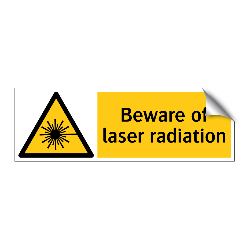 Beware of laser radiation