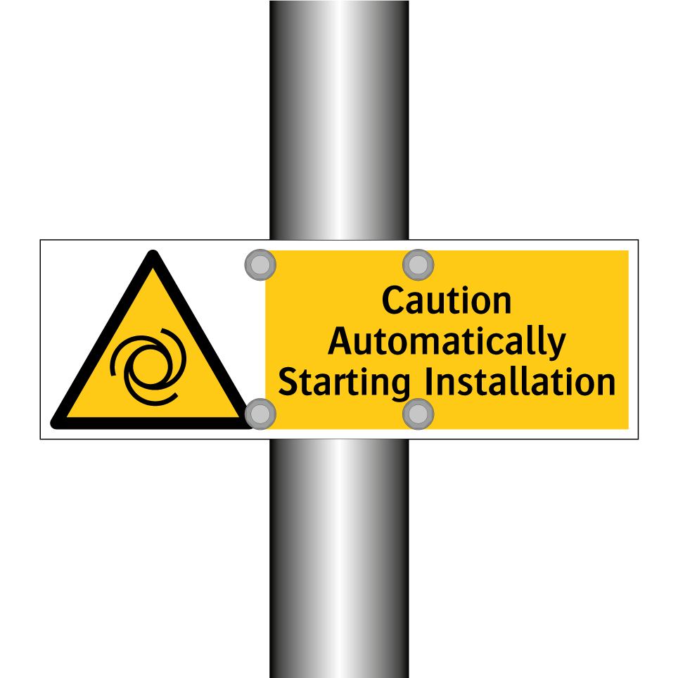 Caution Automatically Starting Installation