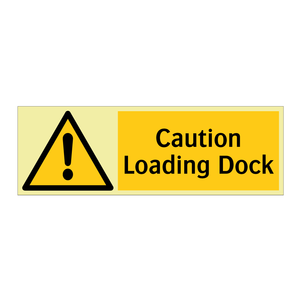 Caution Loading Dock