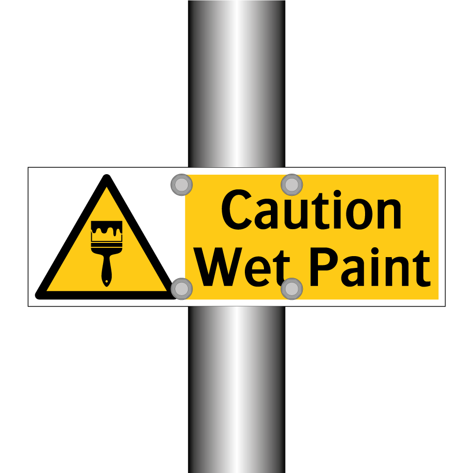 Caution Wet Paint
