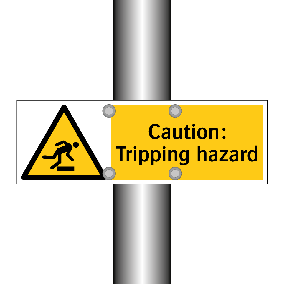 Caution: Tripping hazard