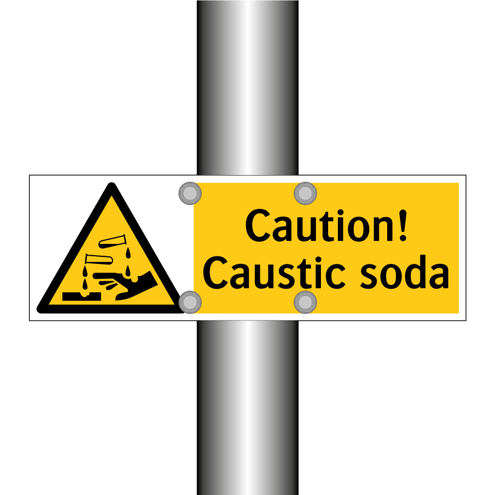 Caution! Caustic soda