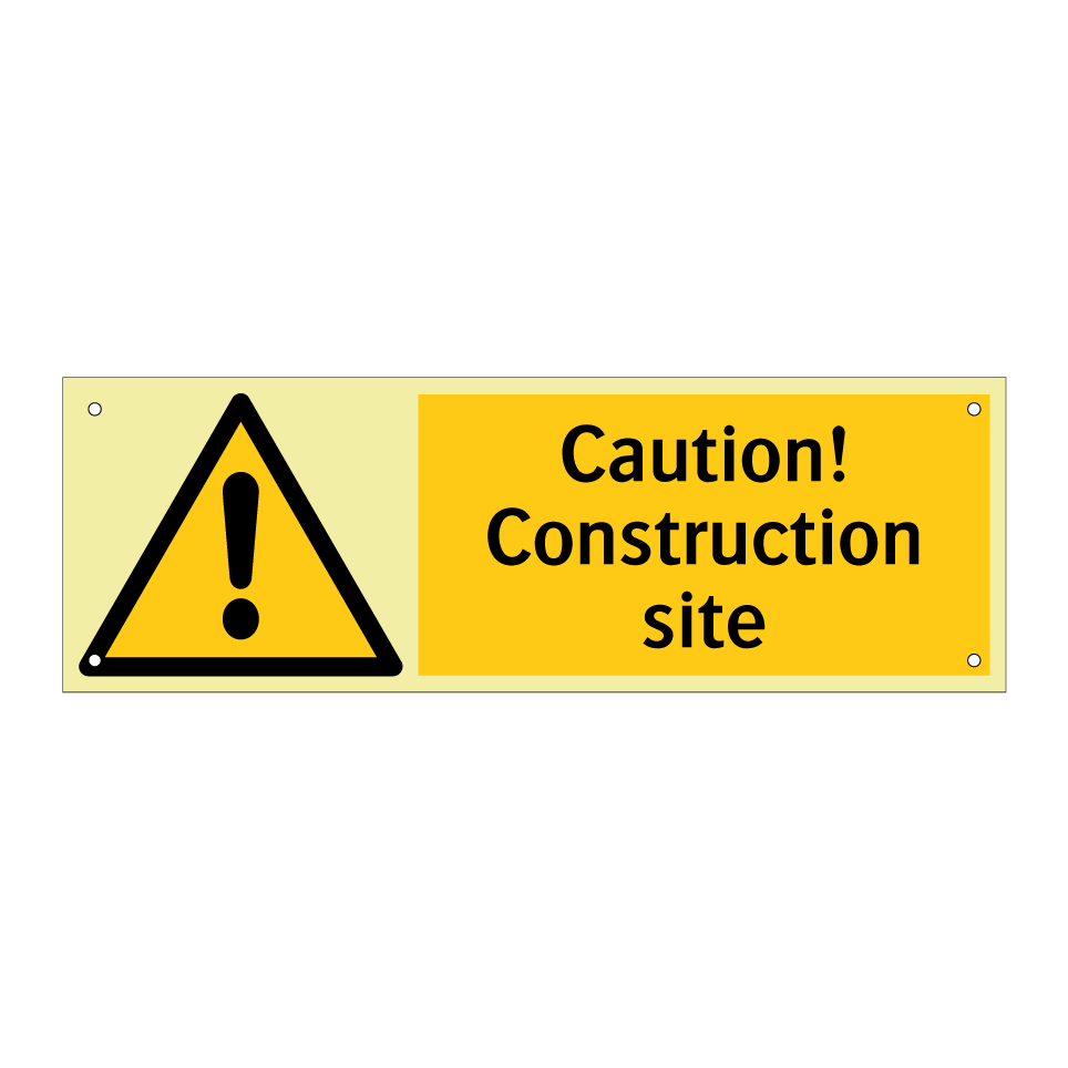 Caution! Construction site