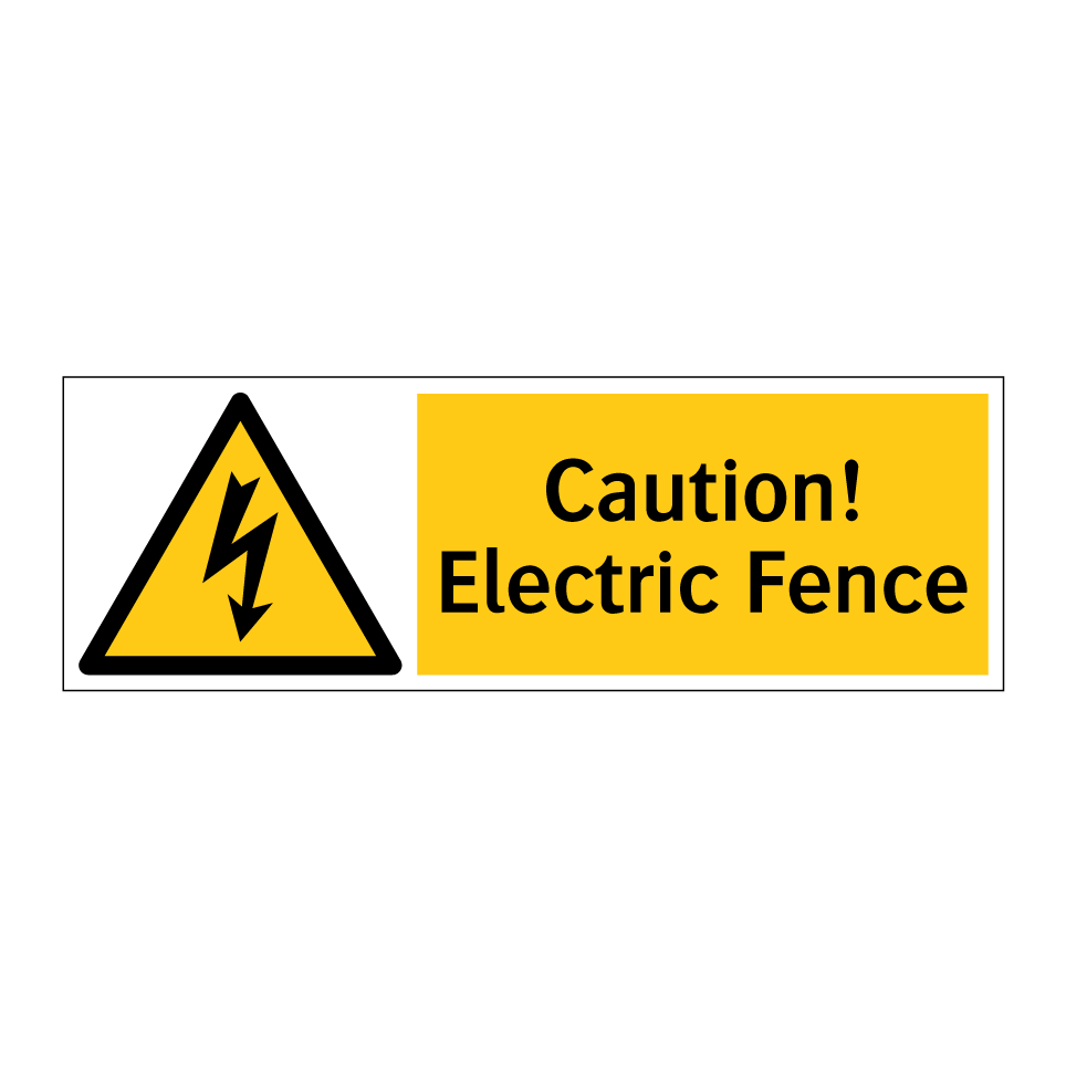 Caution! Electric Fence