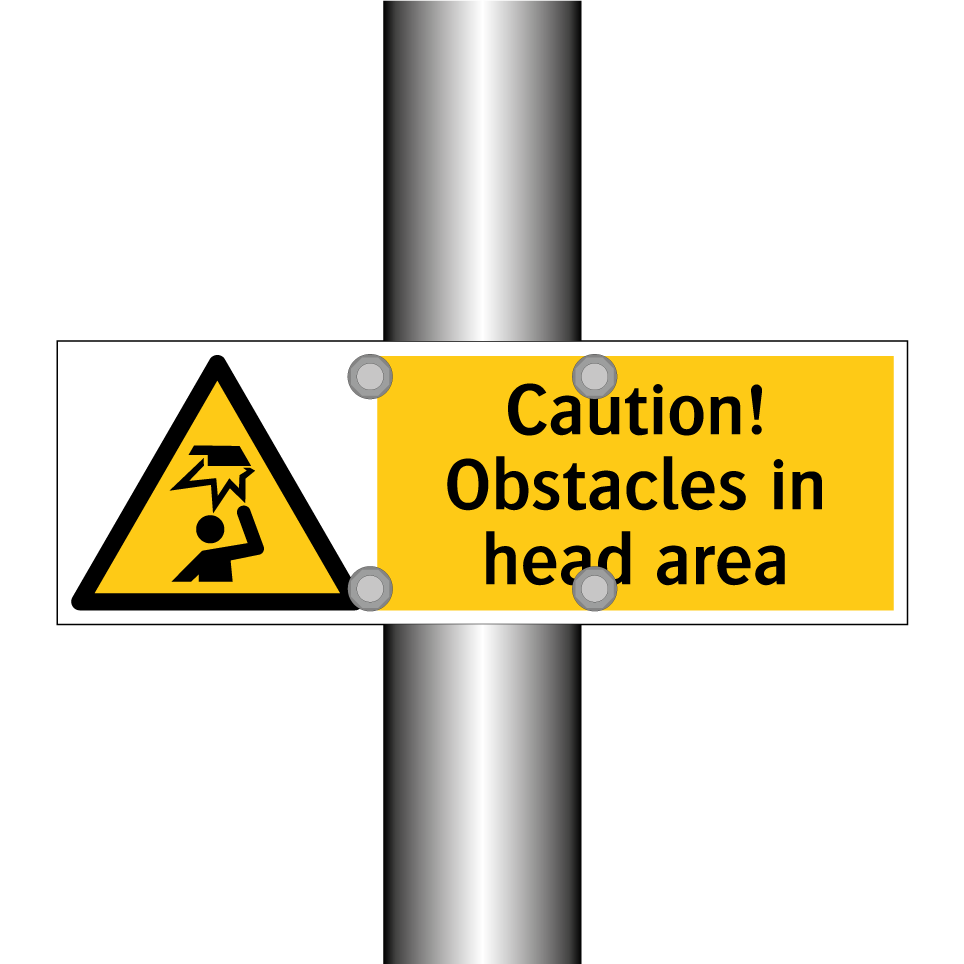 Caution! Obstacles in head area
