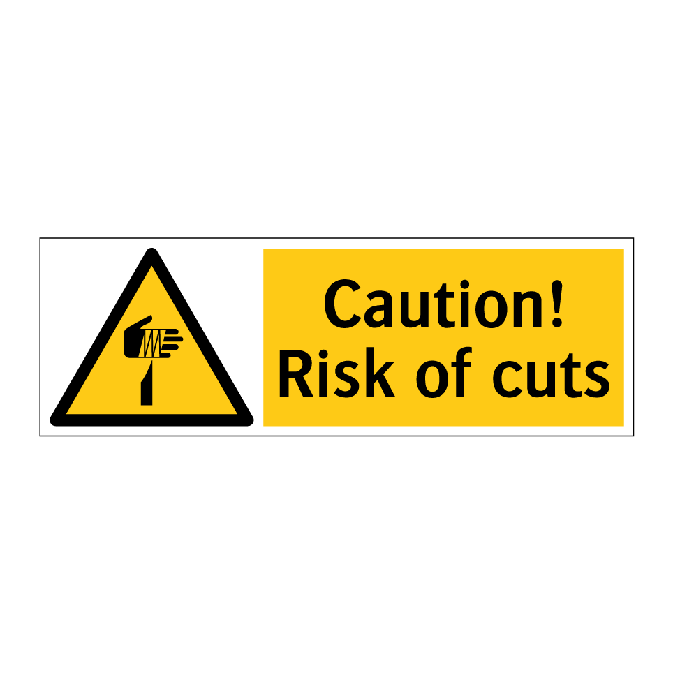 Caution! Risk of cuts