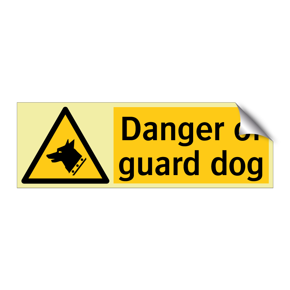 Danger of guard dog