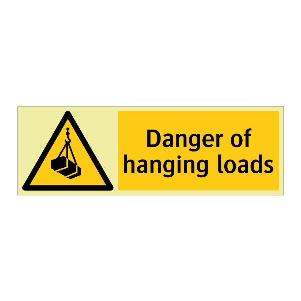 Danger of hanging loads
