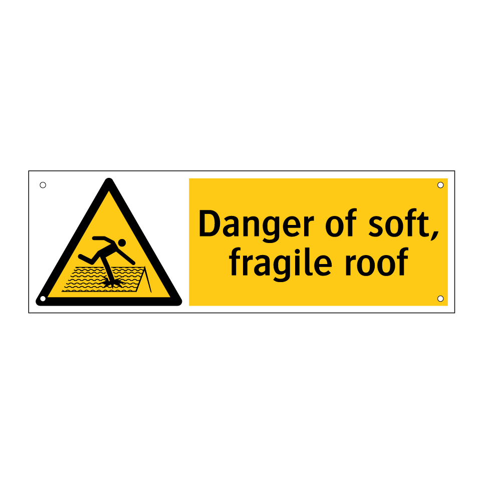 Danger of soft, fragile roof
