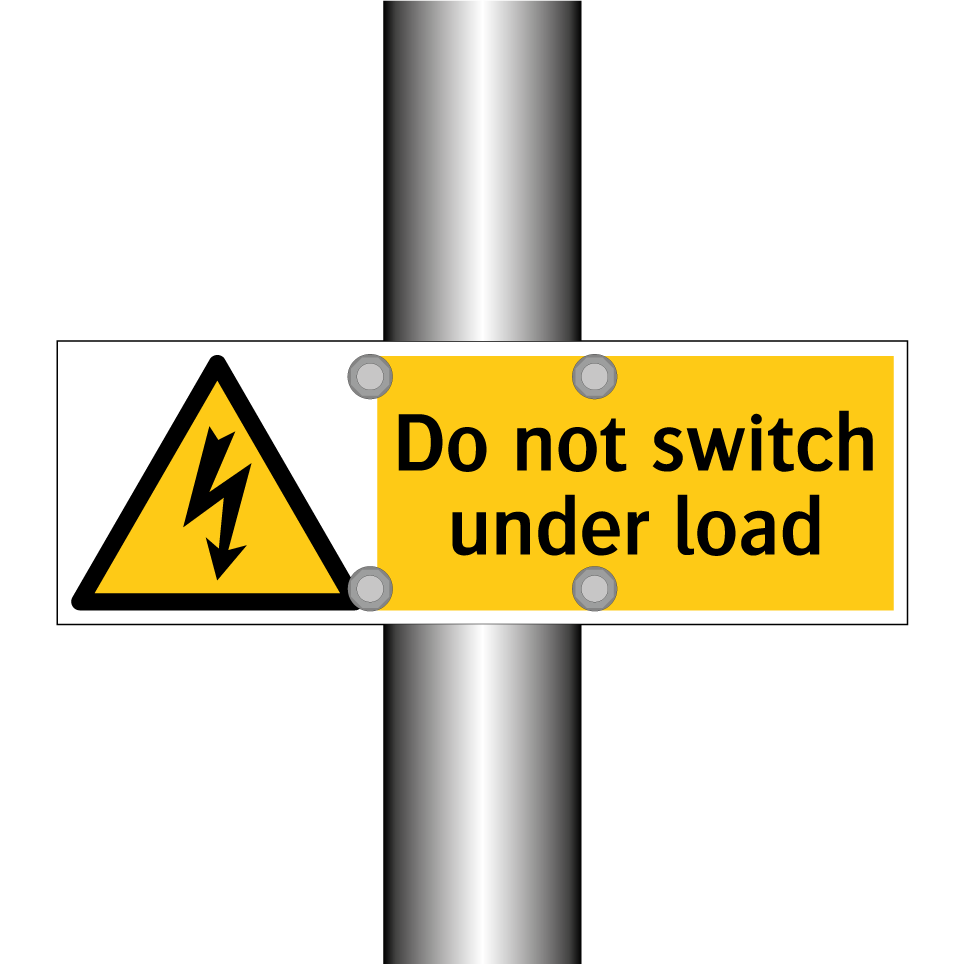 Do not switch under load