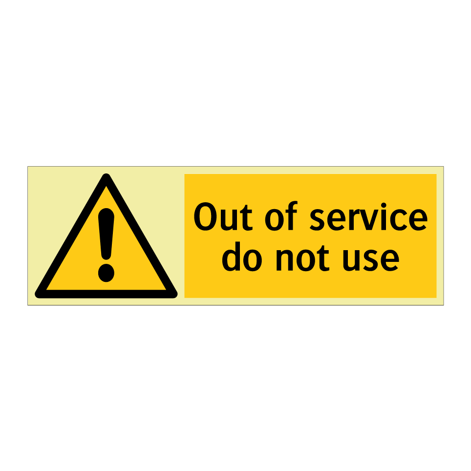 Out of service do not use