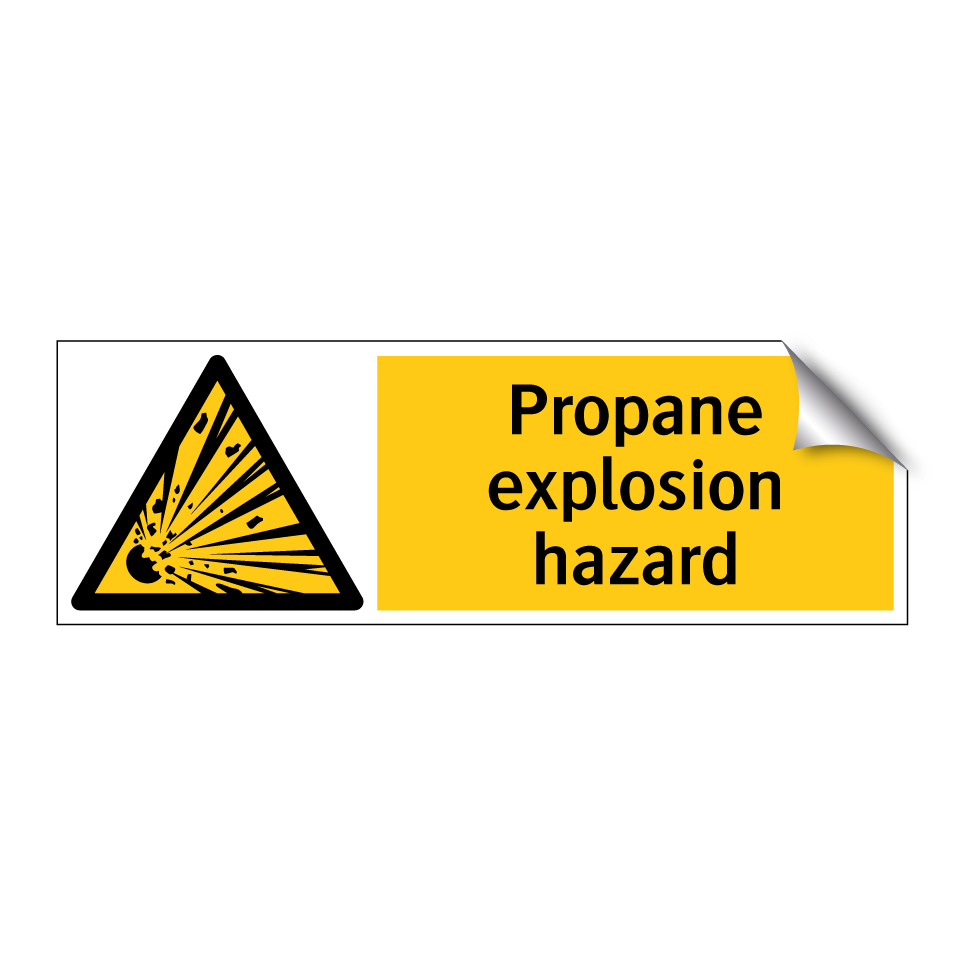 Propane explosion hazard