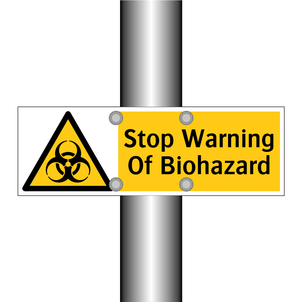 Stop Warning Of Biohazard
