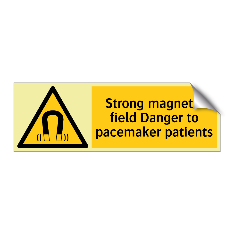 Strong magnetic field Danger to pacemaker patients