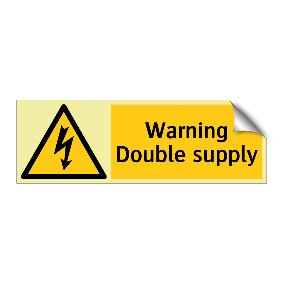 Warning Double supply
