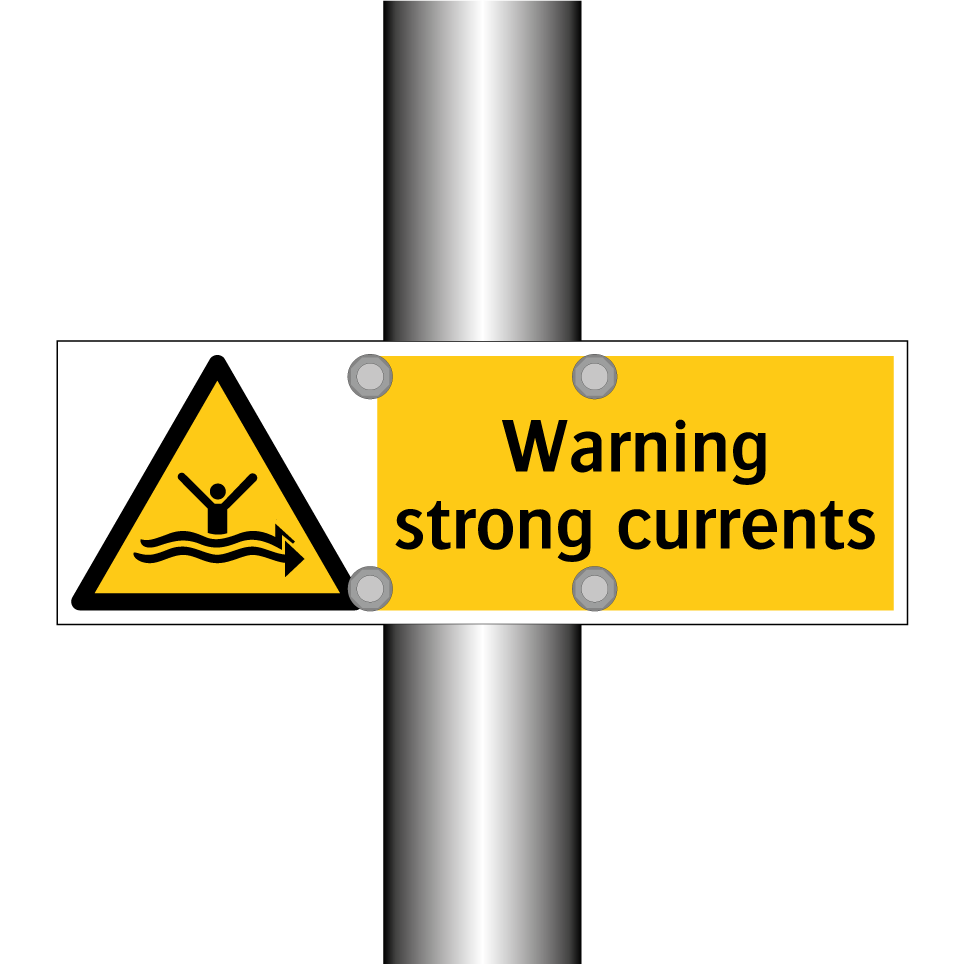 Warning strong currents