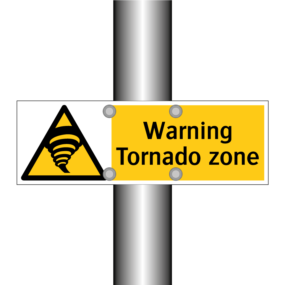 Warning Tornado zone