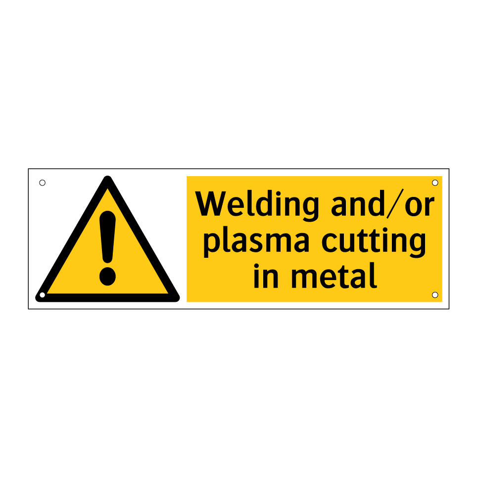 Welding and/or plasma cutting in metal
