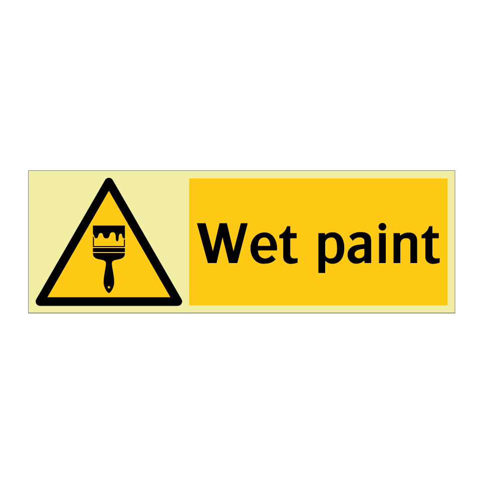 Wet paint